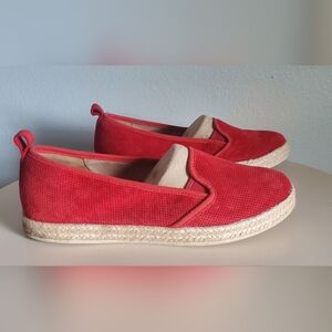 Clark's Suede Slip Ons